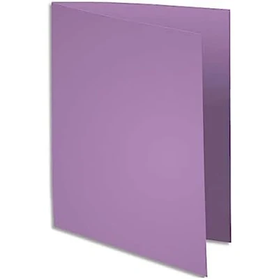 Imagen de Exacompta 330008E Lote de 100 Subcarpetas Super 250, Color Morado