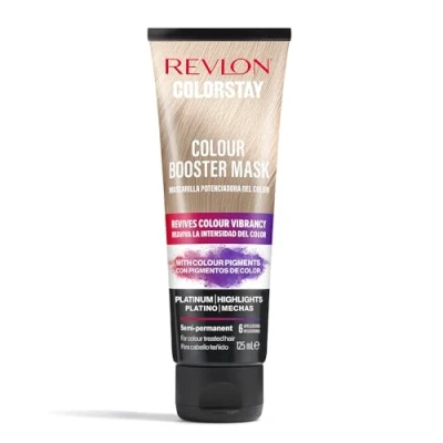 Imagen de Revlon Colorstay Mascarilla Potenciadora del Color, Reaviva la intensidad color 125ml Tono Platino