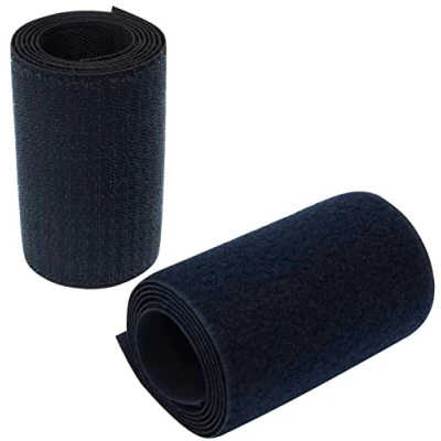 Imagen de AERZETIX C66017 Cinta/rollo de scratch 100mm 1 metro auto agarre organizador/sujetacables tira enganche bolsa prenda correa color: azul oscuro en poliamida y poliéster