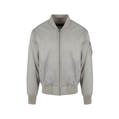 Imagen de URBAN CLASSICS Chaqueta de Hombre cortavientos invierno yotoño, tipo bomber la vieja escuela, acolchada y muy ajustada, tallas S 5XL