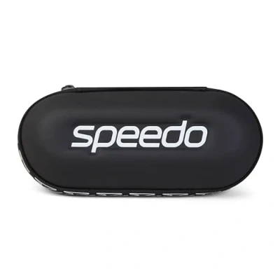 Imagen de Speedo Funda para gafas de natación, Almacenamiento, Protección natación Unisex, Rojo, One Size