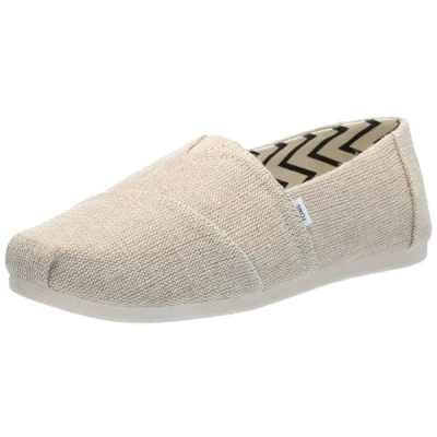 Imagen de TOMS Alpargata Wide, Mocasín Plano Mujer, Natural Undyed Wide Heritage Canvas, 42 EU