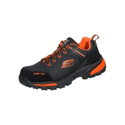 Imagen de Skechers Galton Pending, Botas de construcción Hombre, Naranja Negro, 44 EU