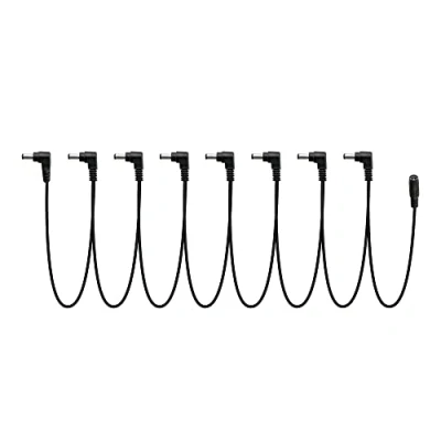 Imagen de Musiclily Pro Adaptador Divisor de Toma Corriente DC 9V Cable Conexión en Cadena 8 Vías para Pedal Efectos