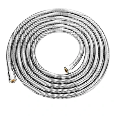 Imagen de Manguera De Ducha Larga 4M Hecha Acero Inoxidable Flexo Prueba Fugas AntiexplosióN Con Conector LatóN Cifrada