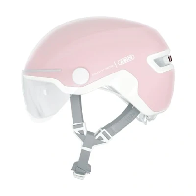 Imagen de ABUS casco HUD y ACE city, elegante de bicicleta con visera luz LED trasera magnética recargable, para hombre mujer, negro, talla M
