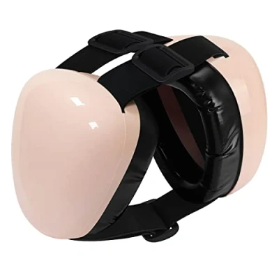 Imagen de derYEP Orejeras para perro protección auditiva, 29 dB, NRR, contra el ruido (XL, rosa)