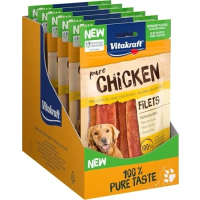 Imagen de Vitakraft Chicken Golosinas para Perros Filetes Pollo