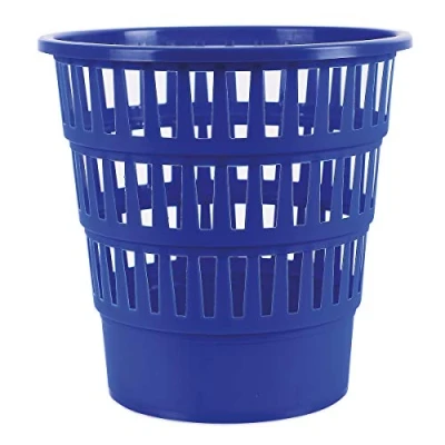 Imagen de Office Products 19053621 01 Papelera de plástico (16 L, resistente a los desgarros, 1 unidad), color azul