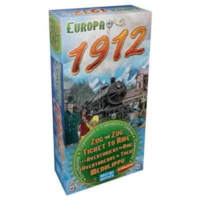 Imagen de Days of Wonder, Ticket to Ride Europa 1912 Board Game Expansion, Ages 8, For 2 5 Players