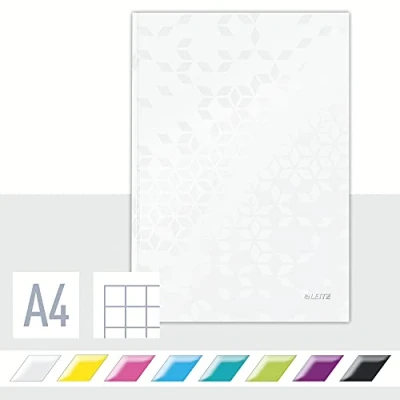 Imagen de Leitz Wow Cuaderno de tapa rígida, A4, Blanco
