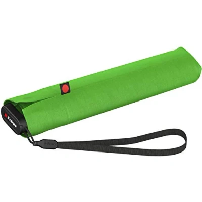 Imagen de Knirps Paraguas Ultra US.050 Slim Manual ligero y plano Resistente a las tormentas al viento 21 cm, verde, small