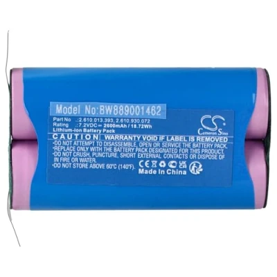 Imagen de vhbw Batería Compatible con Dremel 1100 25, 1100LI, Driver 1120, Stylus 1100, Herramienta eléctricas (2600 mAh, Li Ion, 7,2 V)