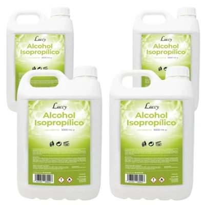 Imagen de LUCCY Alcohol Isopropílico 85% 20 Litros Isopropanol Limpieza de Superficies, Componentes Electrónicos, Objetivos, Pantallas, Impresión 3D