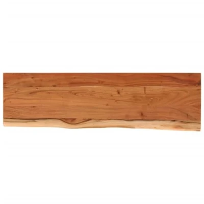 Imagen de vidaXL Estante Pared Rectangular Madera Acacia Borde Vivo 90x30x2,5 cm