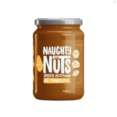 Imagen de NAUGHTY NUTS Mantequilla de Almendras Bio LISA, 100% vegana, sin aceite palma y azúcares añadidos 500g