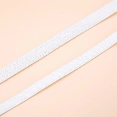 Imagen de DAHI Cinta de goma elástica 20 metros, 2 cm ancho, para la ropa (20 metros/2 cm), color blanco
