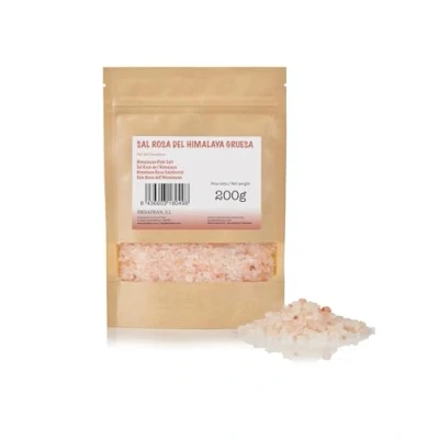 Imagen de FRISAFRAN sal Rosa del himalaya Gruesa 200g 100% Natural fina no refinada Alto contenido de minerales Origen