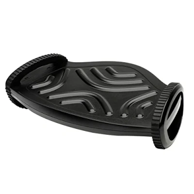 Imagen de Fellowes Smart Rocker Reposapiés Ergonómico Ajustable en Altura Soporte para Apoyo de Pies Inclinable Oficina y Hogar Certificación FIRA. Color Negro