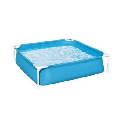 Imagen de BESTWAY Piscina Desmontable Tubular Infantil My First Frame Pools 122x122x30,5 cm Azul