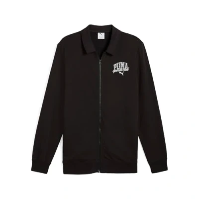 Imagen de Puma Class Track Jacket Sudadera con cremallera, Hombre, Talla: Small, Black