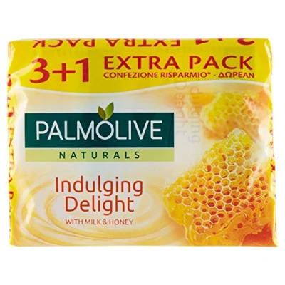 Imagen de Palmolive Jabón con Leche y Miel 4 x 90G