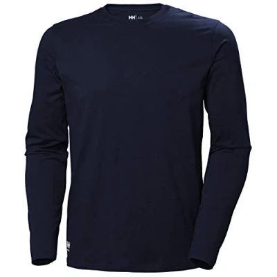 Imagen de Helly Hansen Workwear x Camiseta manga larga algodon, Navy, 3XL para Hombre