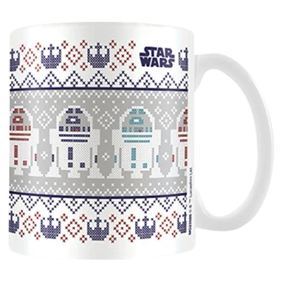 Imagen de Star Wars MG23586 8 x 11,5 9,5 cm r2d2 Navidad Taza de cerámica, Multi Color