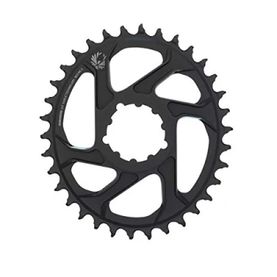 Imagen de SRAM 710845804694 Corona ricambio XX1 X01 Eagle Oval Direct Mount X Sync 12V Colore Black 34 Dientes desplazados 6 mm, Unisex Adult, 34t