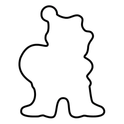 Imagen de Kaiser Cookie Cutters Molde para Galletas con Forma de Papa Noel, Acero Inoxidable, 8 cm