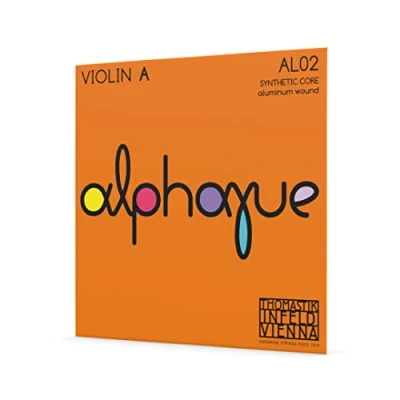 Imagen de Thomastik Cuerda Suelta para Violín Alphayue 4/4 La, Escala 325mm/12.8 Pulgadas, Núcleo Sintético, Entorchado de Aluminio