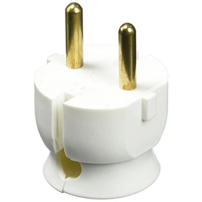 Imagen de Legrand, 050183 Bases y clavijas Enchufe extraplano, potencia máxima de trabajo 3680W 16A a 230V, color blanco