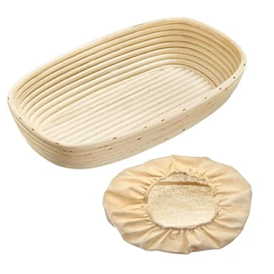 Imagen de Westmark 3234227B Juego de cestas fermentación (2 piezas, ovaladas y funda), color beige claro