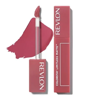 Imagen de Revlon ColorStay Limitless Matte, Pintalabios Mate de larga duración, Fórmula Vegana, No Budge Ligera/Cómoda, Resistente al Agua, 006 Manifest, 5ml