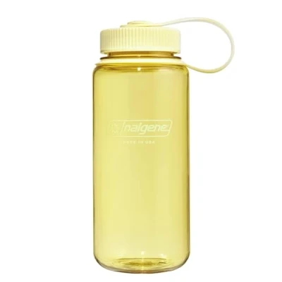 Imagen de Nalgene Sustain Tritan Botella de agua sin BPA hecha con material derivado del 50% residuos plásticos, 16 onzas, boca ancha, mantequilla