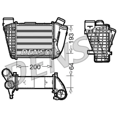 Imagen de DENSO DIT02004 Intercooler Aluminio 200x193x64 AUDI: A4 B6 Berlina, Avant, B7 Avant