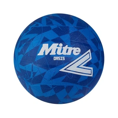 Imagen de Mitre Oasis Netball, Muy Duradero, Gran Agarre, diseño Elegante, Azul/Blanca, 5