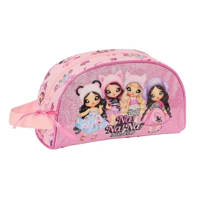Imagen de Safta NANANA Fabulous Neceser Grande Niño, Infantil, Adaptable a Carro, Ideal para Niños de 5 14 Años, Cómodo y Versátil, Calidad Resistencia, 26x16x9 cm, Color Rosa