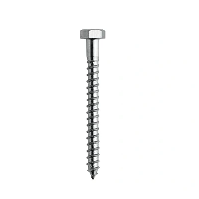 Imagen de DOJA Barcelona Tirafondos Cabeza Hexagonal para Madera 6 x 100 Acero Galvanizado PACK 50 Tornillos Amplio Uso: Construcción, Carpintería, Diseño de Interiores
