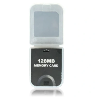 Imagen de WICAREYO 128MB Black Memory Card para la Consola Wii NGC Gamecube