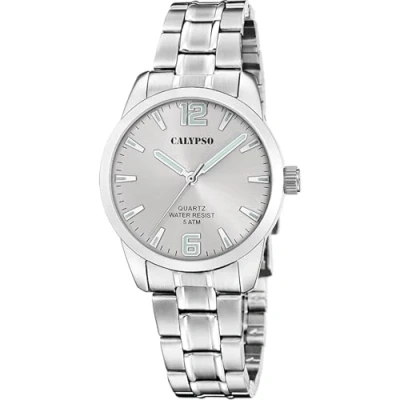Imagen de CALYPSO Reloj Mujer K5867/2 Basic Caja de Acero Inoxidable 316l Plateado Correa