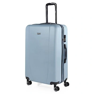 Imagen de ITACA Maletas Medianas Maleta Mediana 4 Ruedas, Viaje Mediana, De Viaje, Mediana. Candado con combinacion, Azul Claro