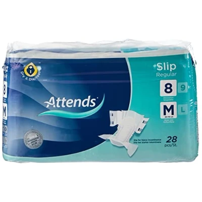 Imagen de Attends Slip Regular Pack de 28 8 M