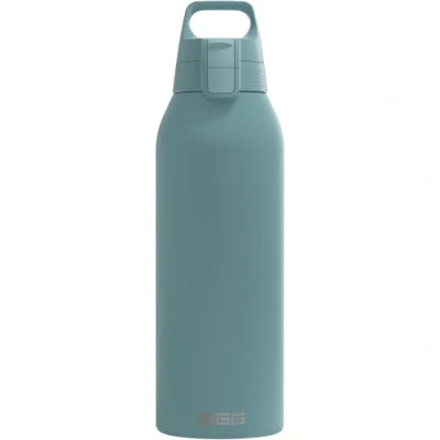 Imagen de Sigg Shield ONE Azul botella reutilizable (1.5L), hermética sin sustancias nocivas, de acero inoxidable duradera con cierre Top 2