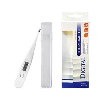 Imagen de Daffodil HPC350W Termómetro Electrónico para Fiebre, Médico Digital Bebés/Niños/Adultos Doméstico Medición Axilar Oral Rectal Sin Mercurio/Certificado CE