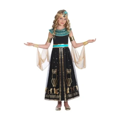 Imagen de amscan 9905035 Disfraz de Cleopatra egipcia deslumbrante para el día del libro, niñas 4 a 6 años