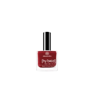 Imagen de Alessandro Hybrid Soul Gel Polish 123 Red Illusion 8 ml