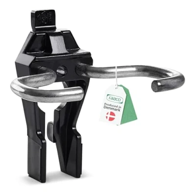 Imagen de raaco Clip Porta Pinzas 5 20 para Panel Perforado y Pared de Herramientas, Longitud mm, Ideal Colgar Set 3 Ganchos Duraderos en Acero Poliacetal