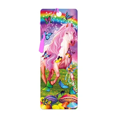 Imagen de 3D LiveLife Marcapaginas Pony rosa de Deluxebase. Un marcapáginas ponys con lenticular e ilustraciones licencia del reconocido artista Michael Searle