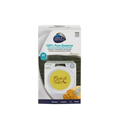 Imagen de CARE + PROTECT Fiori di Talco, Esencia 100% Pura, Fragancia de Lavandería para Lavadoras, Concentrada Ropa y Ropa, Fórmula Activa Larga Duración, hasta 5 semanas, 80 ciclos, 400ml